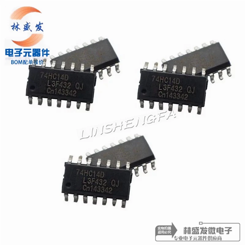 10PCS 74HC14D 74HC595D 74HC164D 74HC00D 74HC04D 74HC138D 100% New Six Inverting Schmitt Trigger SOP Integrated Circuit IC Chip