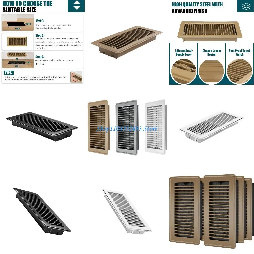 

Y6GD Декоративная бронзовая напольная вентиляционная решетка в стиле бара для домашней системы вентиляции