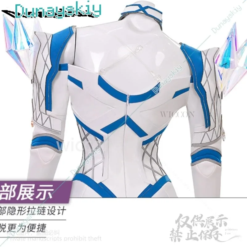 أنيمي لعبة المنافسين تأثيري الملكة إيما زي جلد أبيض مثير بذلة الخيال لوليتا أحذية الباروكات مجموعة هالوين مخصصة