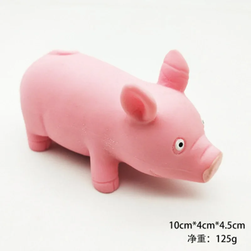 1Pcs TPR Stress Relief Toys Cute Pink Lara Pig Slow Rebound PU Slow Rising Decompression Toys Work Study Leisure Toys Gift