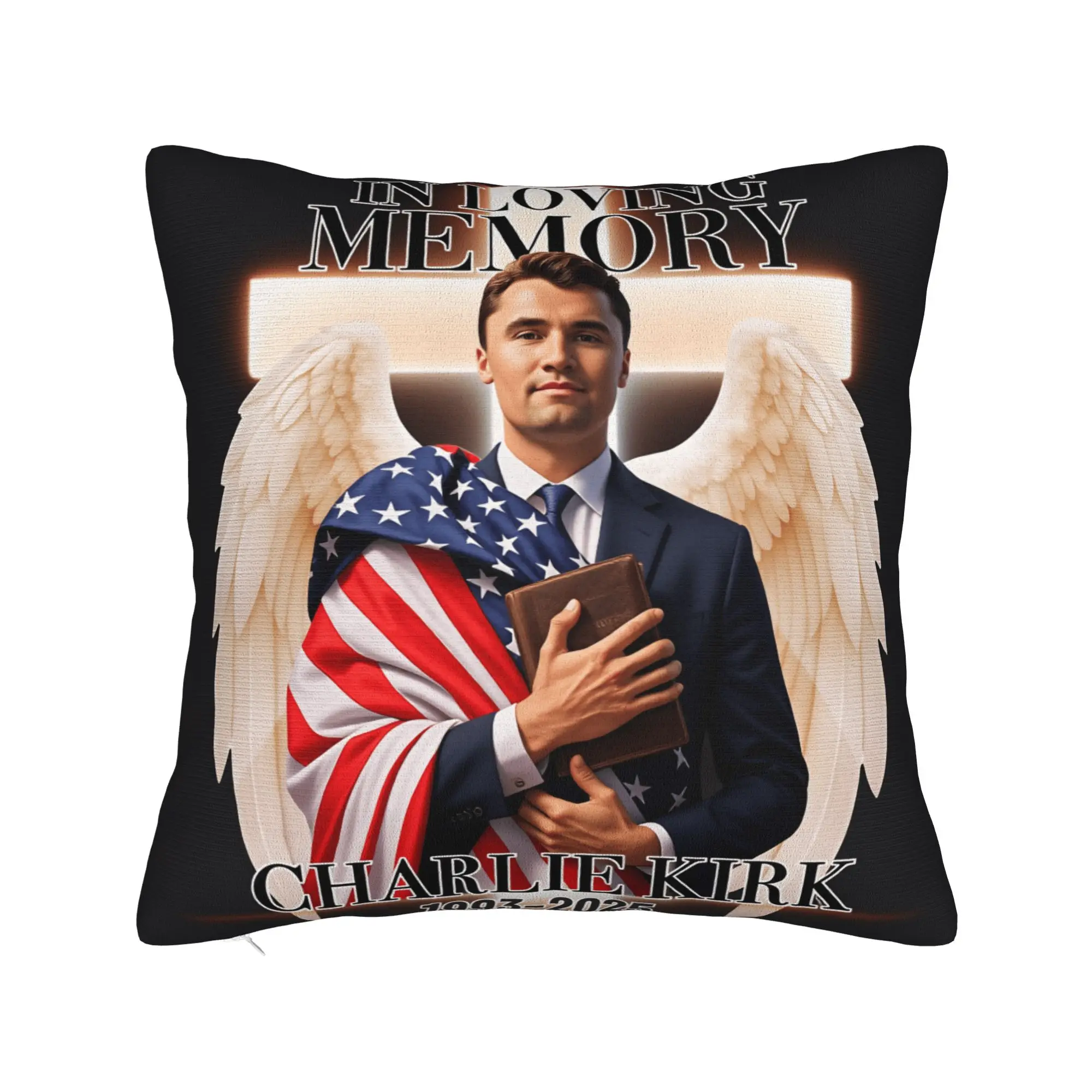 

Наволочка Charlie Kirk Angelic Advocate, мягкая наволочка для дивана, спальни, милые забавные наволочки