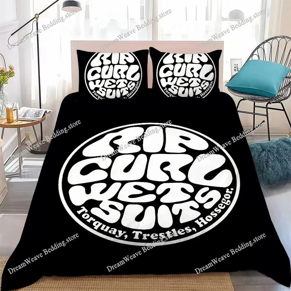 cool R-Rip C-Curl Duvet Cover Set Home Style Bedding Soft Laundry Cotton Bed Student Dormitory Gift