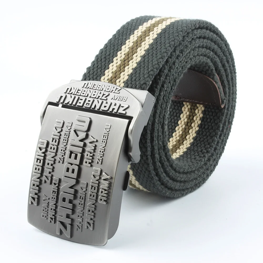 2023 NEW ZHANBEIKU ARMY Men Outdoor Training Belt High-quality Alloy Belt Buckle Is Applicable To Obesity 140cm