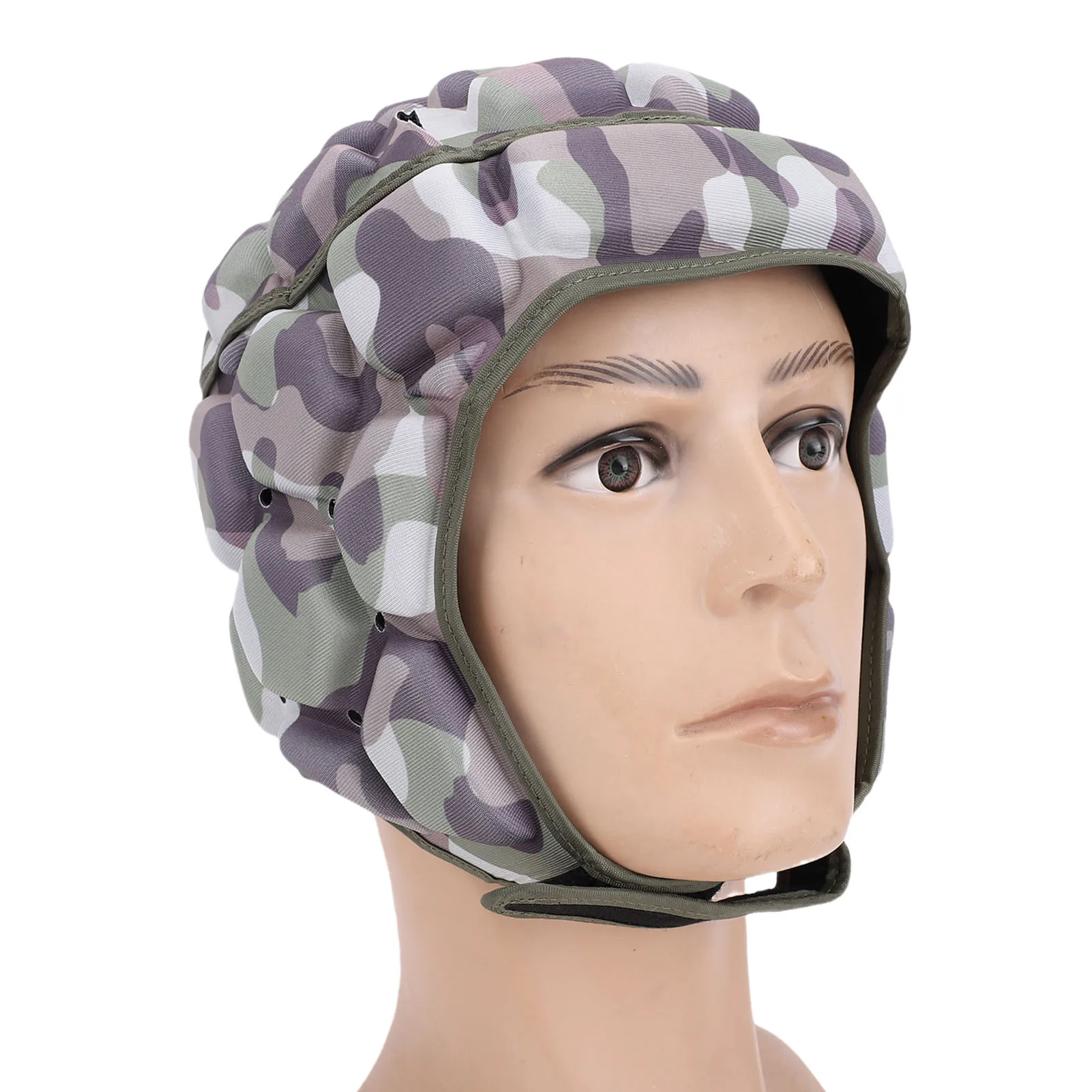 Rugby Head Protector Rugby Headguard Rugby Helmet Anti Collision Breathable EVA Rugby Headguard for Football Baseball Goalkeeper