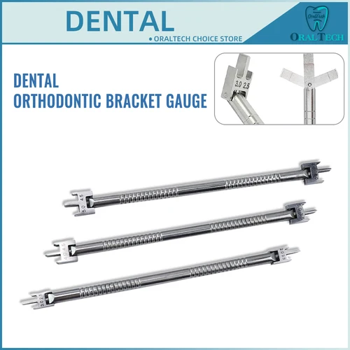Soportes de ortodoncia Dental, medidor de posición, soporte ajustable de acero inoxidable, posicionador, herramientas de ortodoncia, materiales dentales