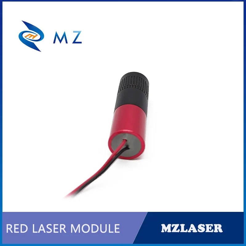 Red Line Laser Module  D12mm 660nm 3V 100mW  Adjustable Focusing High Quality Glass Lens Industrial Grade