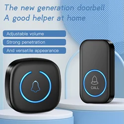 Wireless Doorbell Intelligent Welcome Door Bell 300M/984 FT Remote 60 Songs Melodies Home Smart Doorbell US EU Plug Optional