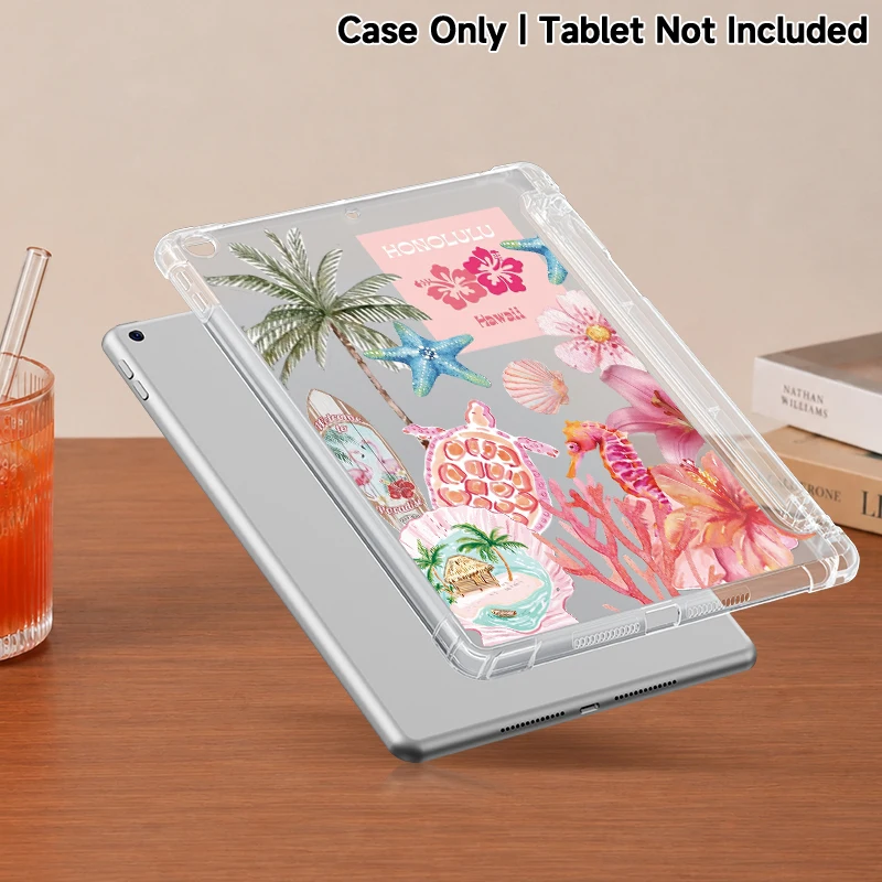 Suitable for iPad 10th/11th Gen A16 Protective Case, iPad Air 5, Pro 11/13, 7th/8th/9th Gen, 9.7/10.5, Mini, TPU Soft Case