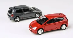 New 1/64 Scale 2001 Civic Type R EP3 Diecast Alloy Toy Cars Simulation Model For Collection gift