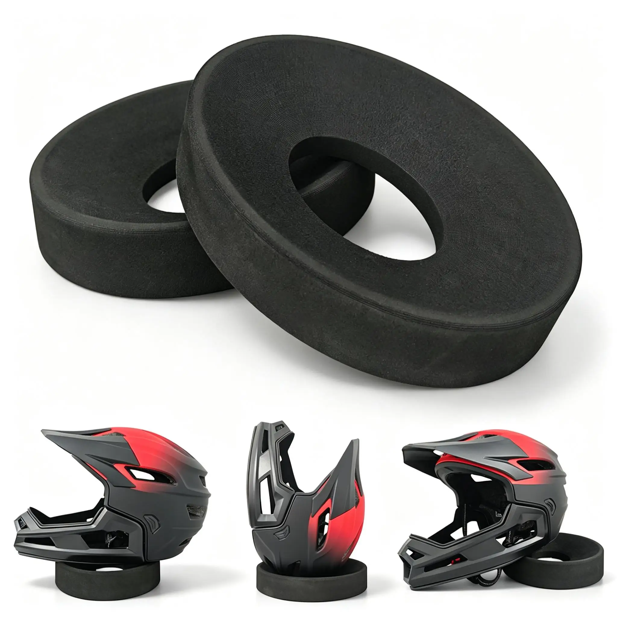 Dual‑Purpose Helmet Base Mat, Professional Mechanics Riders, Workshop Maintenance Stable Hold Knee Protection Cushion