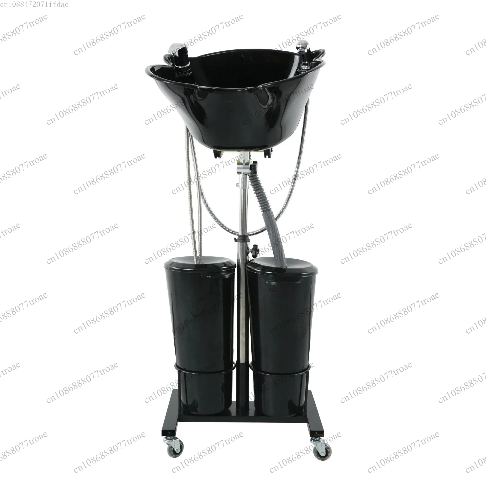 Vertical shampoo basin portable barber store tilt shampoo tray pregnant elderly electric double barrel shampoo beds