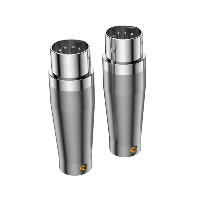 -MEOF ND05R DIN5 banhado a ródio com travamento MIDI de 5 pinos NAIM Conector de áudio e quádruplo Switchcraft 05CL5M