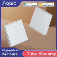 Aqara E1 Wireless Switch Zigbee Smart Wall Switch Smart Dual Control One Key Control Extreme Single-click Mode 2 Years Long Batt