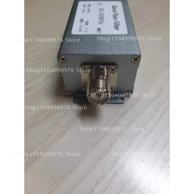 

50-54MHz Bandpass Filter BPF 100w M Female 6m Wave Filter to Improve Anti-interference Capability
