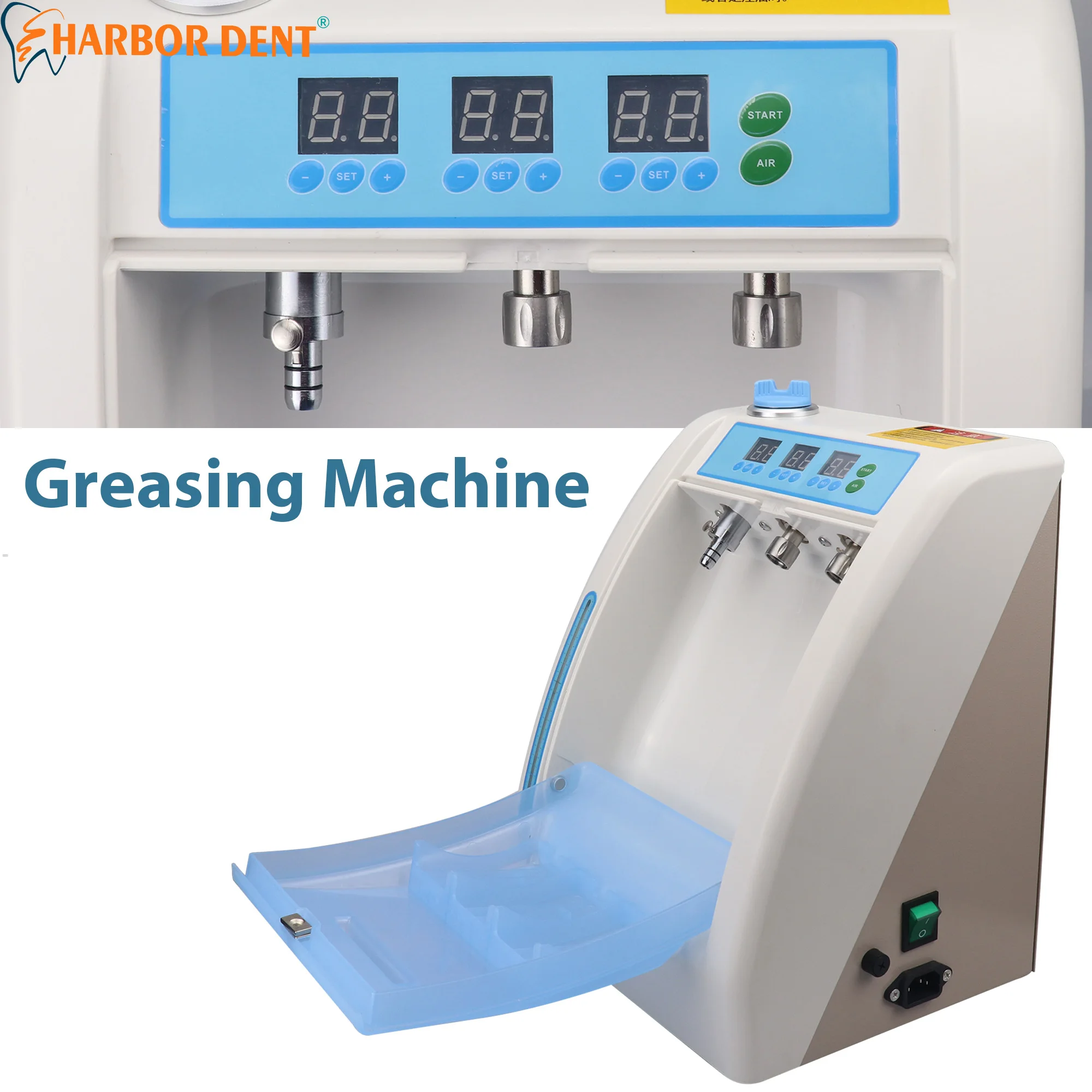 

Dental Greasing Machine For Dentist Handpiece lubrication Cleaning 220V/110V Dentistry Oiling Equipment