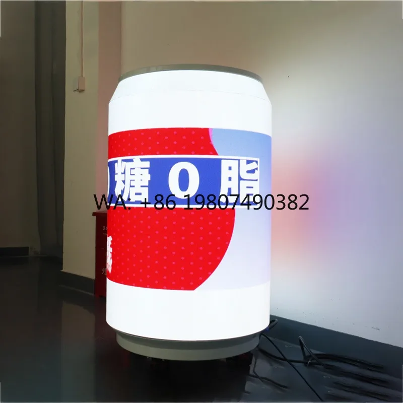 Creative Flexible LED Screen Special Beer Can Bottle Shaped Module Indoor Outdoor Commercial Advertising Display