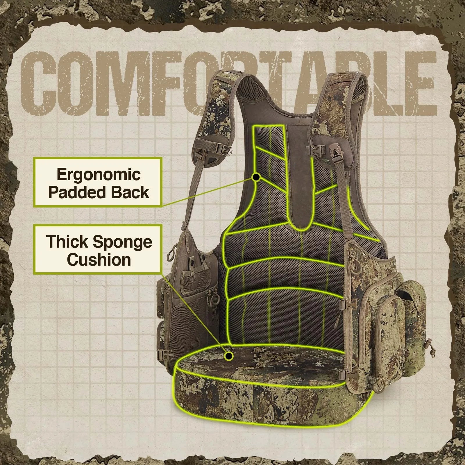 Тактический жилет для кемпинга – обзор и цена Outdoor Camping Vest
