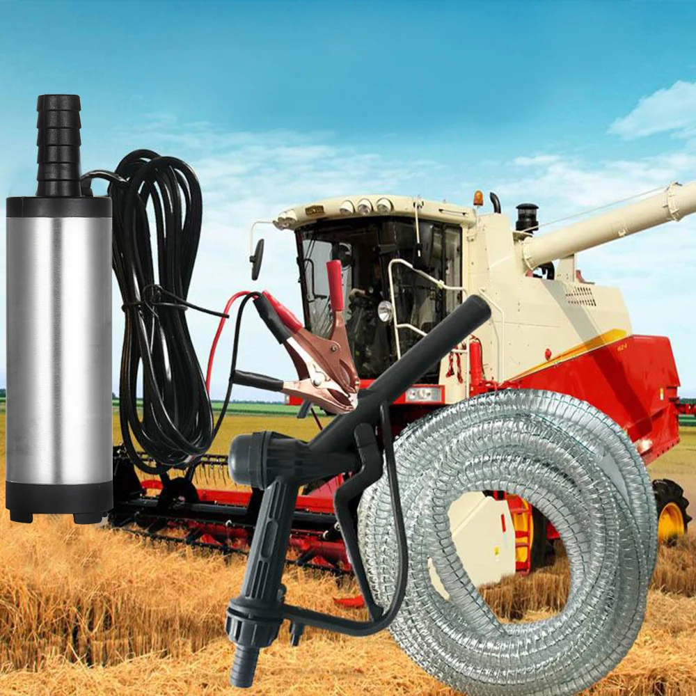 

DC 12V/24V Submersible Pump For Pumping Diesel Oil Water 38mm Oil Pump Water Oil Diesel Fuel Transfer Pump Refueling