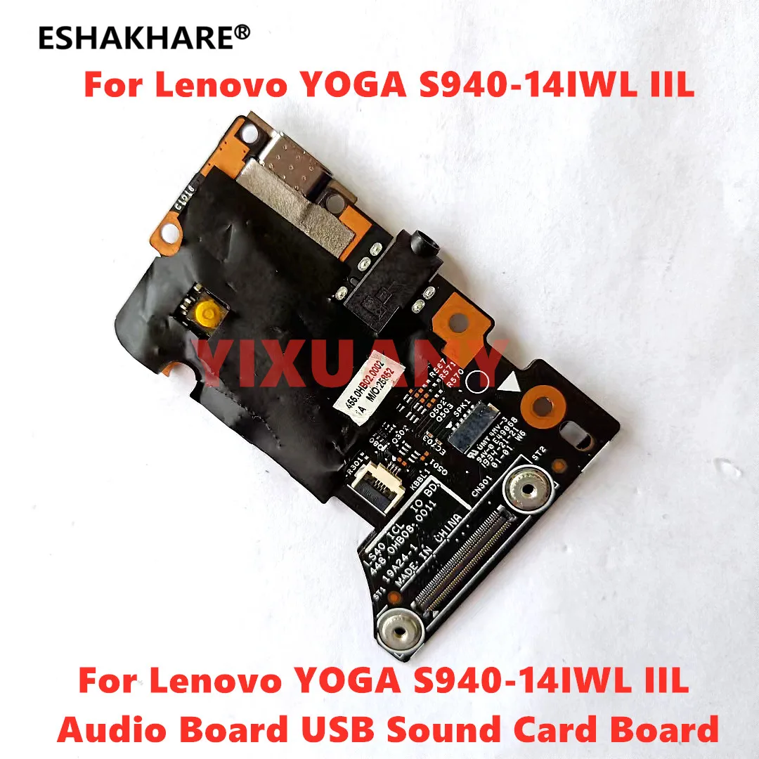 Original For Lenovo YOGA S940-14IWL IIL Audio Board USB Sound Card Board TYPE-C Board 5C50S25004 LS40 IO DB 19A24-1 Fast Ship