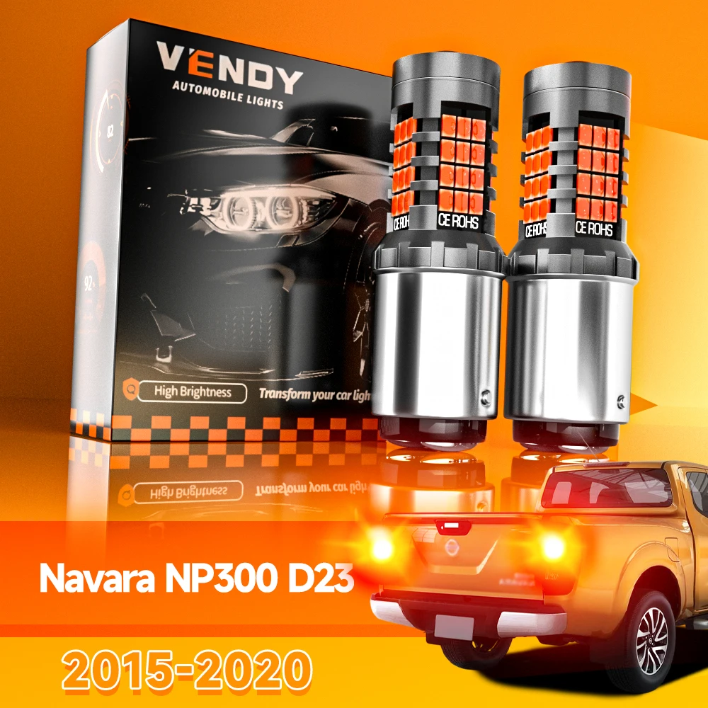 2pcs For Nissan Navara NP300 D23 2015-2020 LED Brake Light 2016 2017 2018 2019 Canbus Accessories