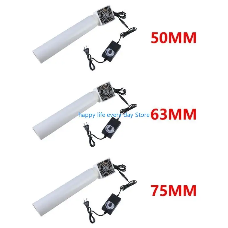 

T8UC 12V Air Extractor Ventilation Mixing Pipe Fan With 5190RPM Speed For Quick Fume Evacuation Air and Exhaust