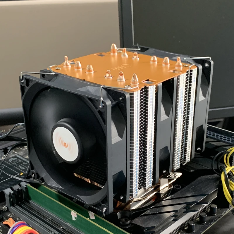 

X99 CPU Air Cooler Cooling Fans for PC 6 Heat Pipe for Intel LGA 1366 1700 1200 1150 1151 1155 2011 X79 AM3 AM4 AM5 ventilador