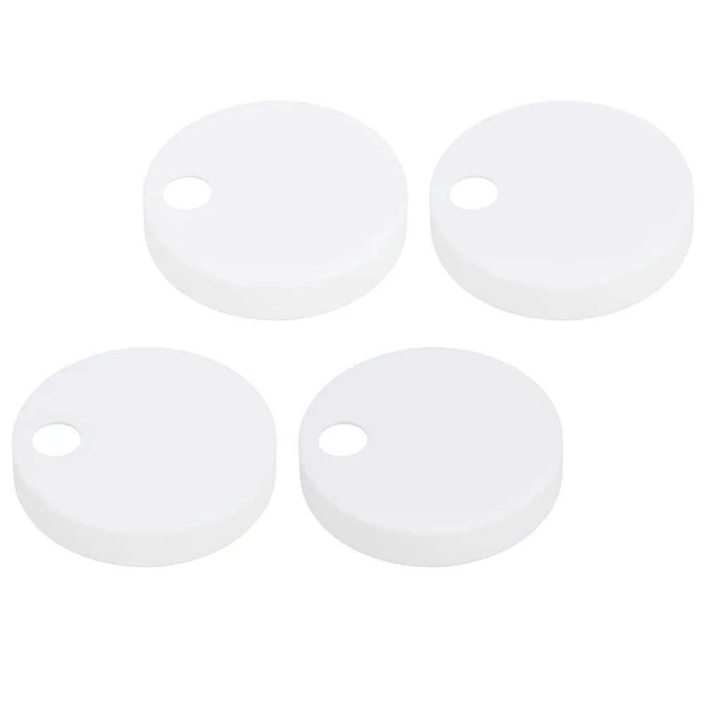 4 Pack 45mm Plastic Toilet Base Bolt Covers On Decorative Lids For Hiding Screws In Modern Bathroom Renovation Projects
