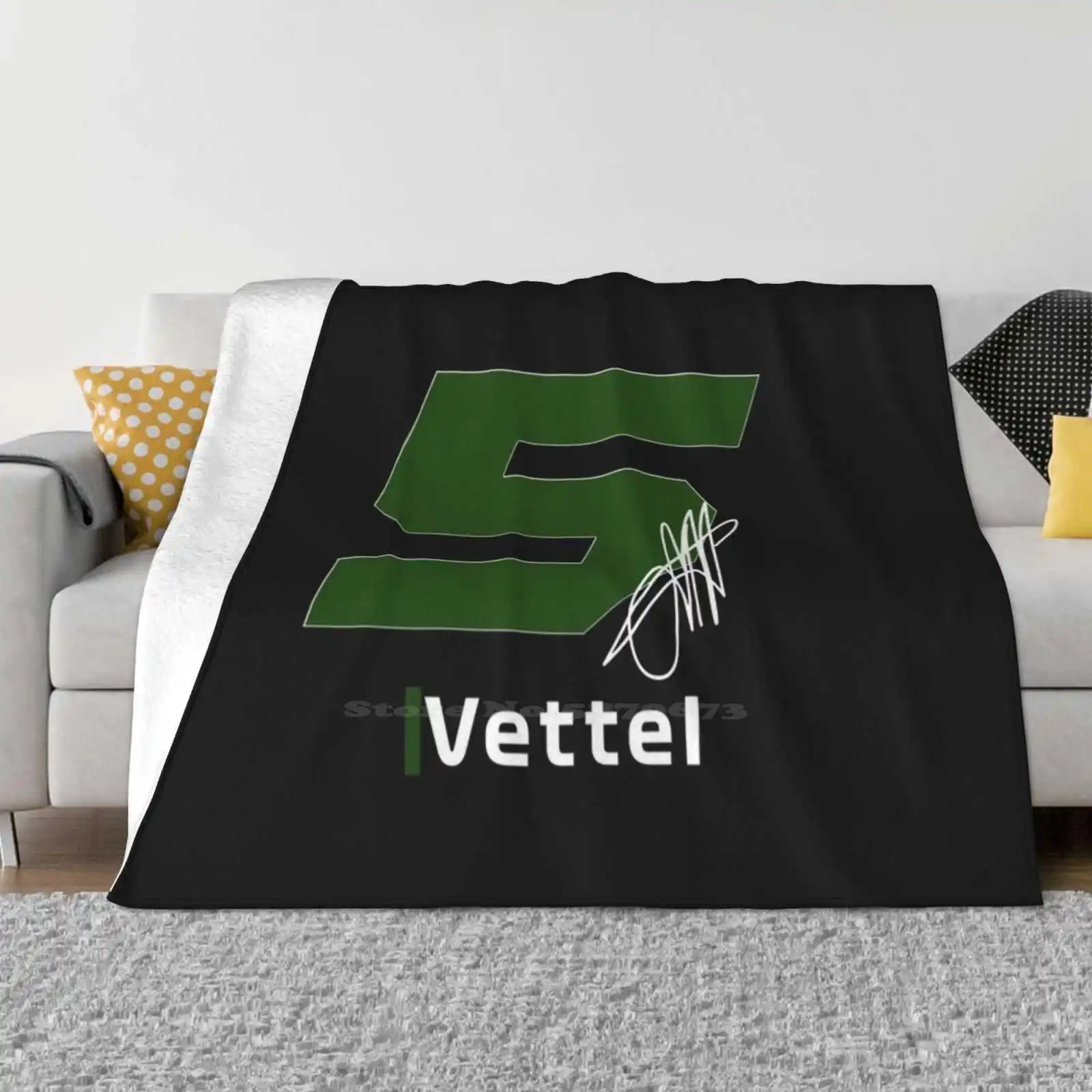 Vettel 2022 Fashion Soft Warm Flannel Blanket Vettel 5 Vettel 2022 Vettel Aston 2021 Aston Team Driver