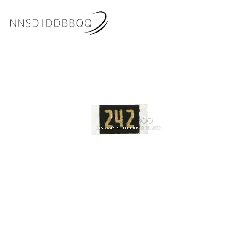 50 peças 0603 chip resistor 2.4kΩ (2401) ± 0.5% arg03dtc2401 smd resistor componentes eletrônicos