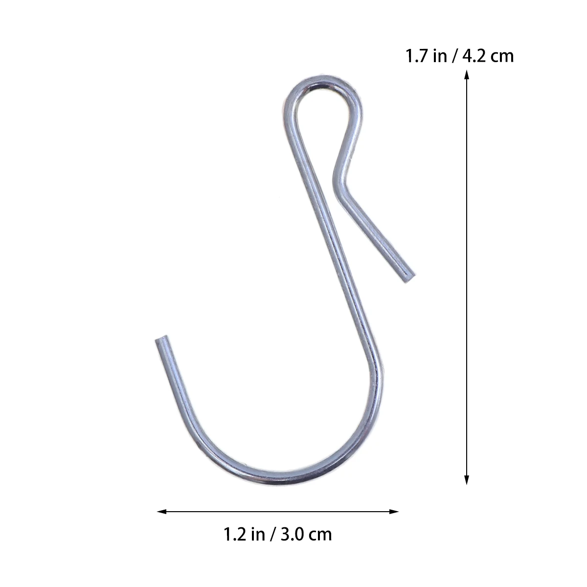 

20pcs S Type Hanging Kitchen Bedroom Clothes Hangers Metal S Type Hook Storage Clothes Racks Powerful Safe Flat Ends