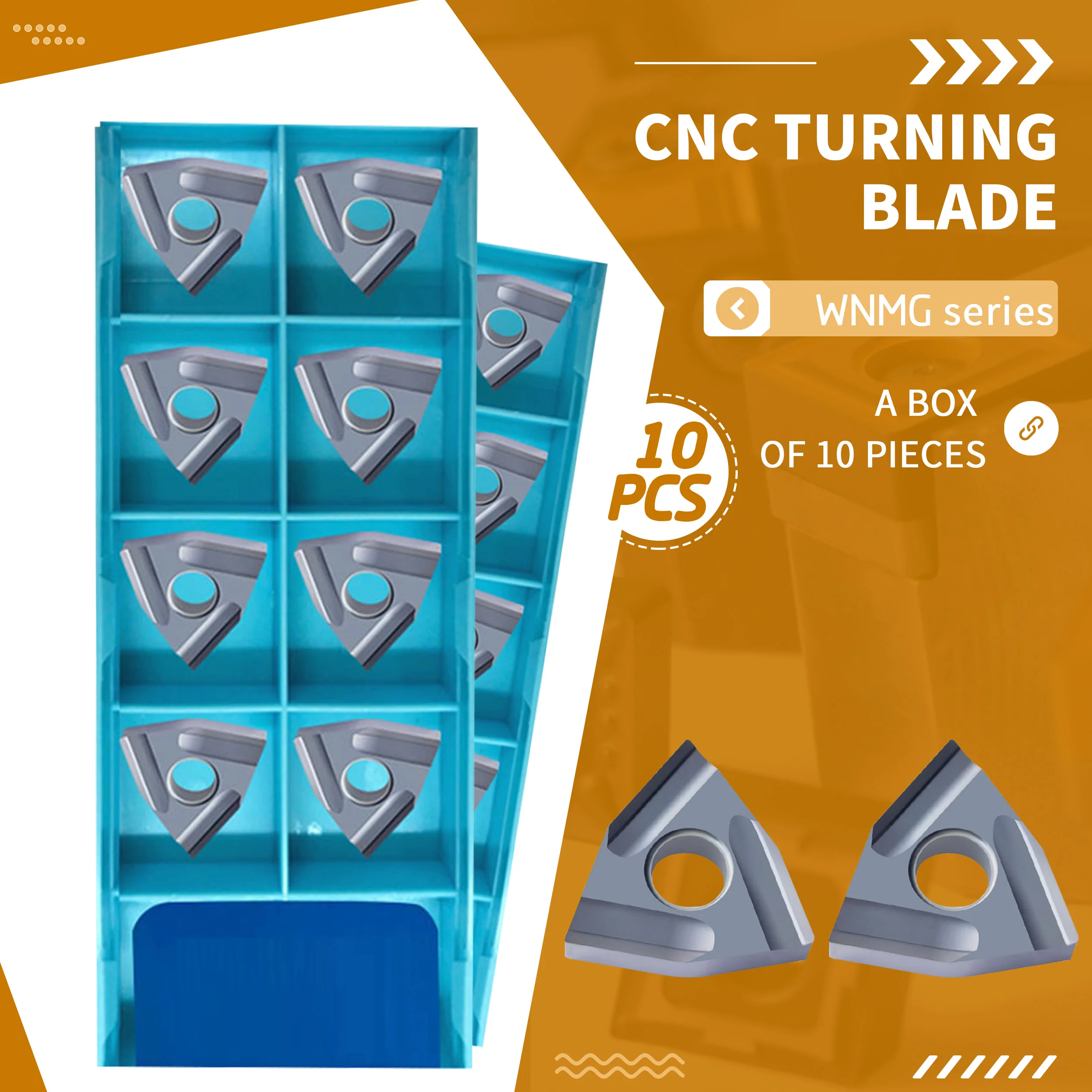 

Carbide Turning Blades WNMG080404R-S L-S WNMG080408L-S R-S HS7125 High Quality Stainless Steel Slotted Inserts CNC Lathe Tools