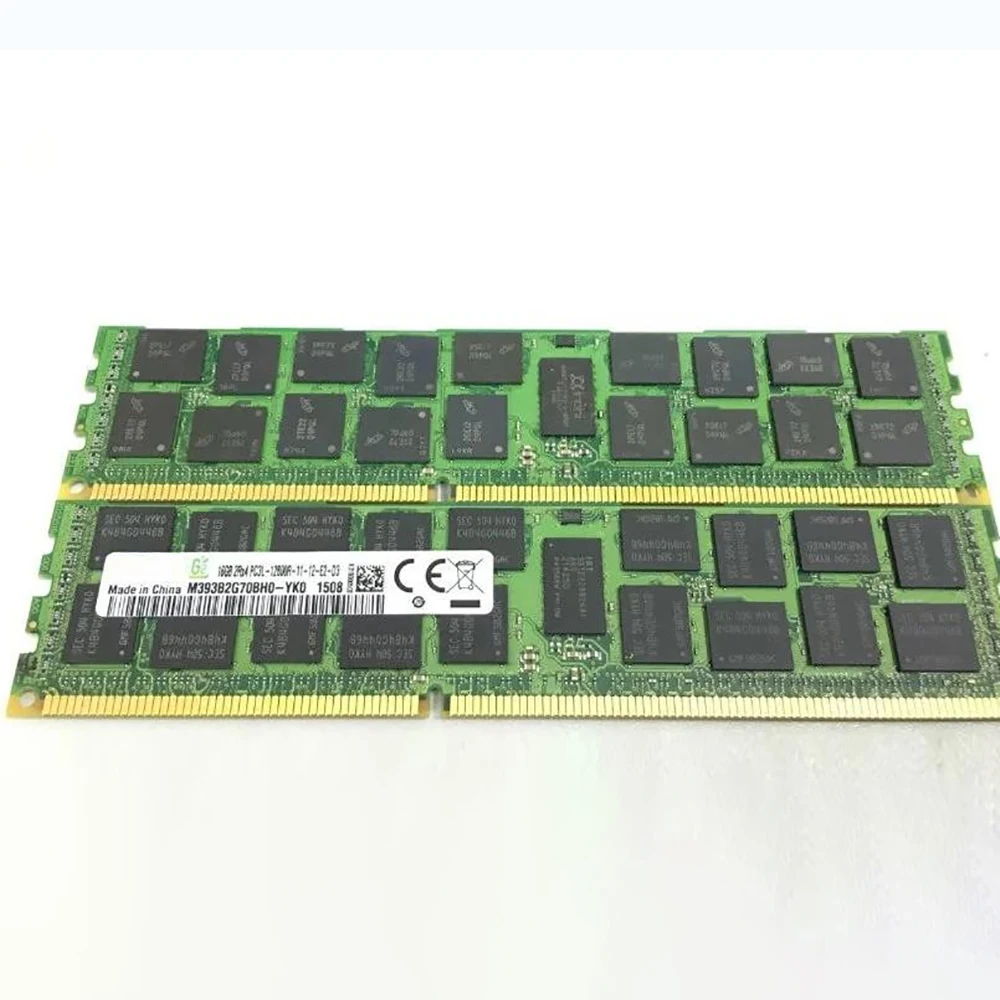 1 Uds R410 R610 R710 R720 T410 16GB DDR3L 1600 REG RAM memoria de servidor