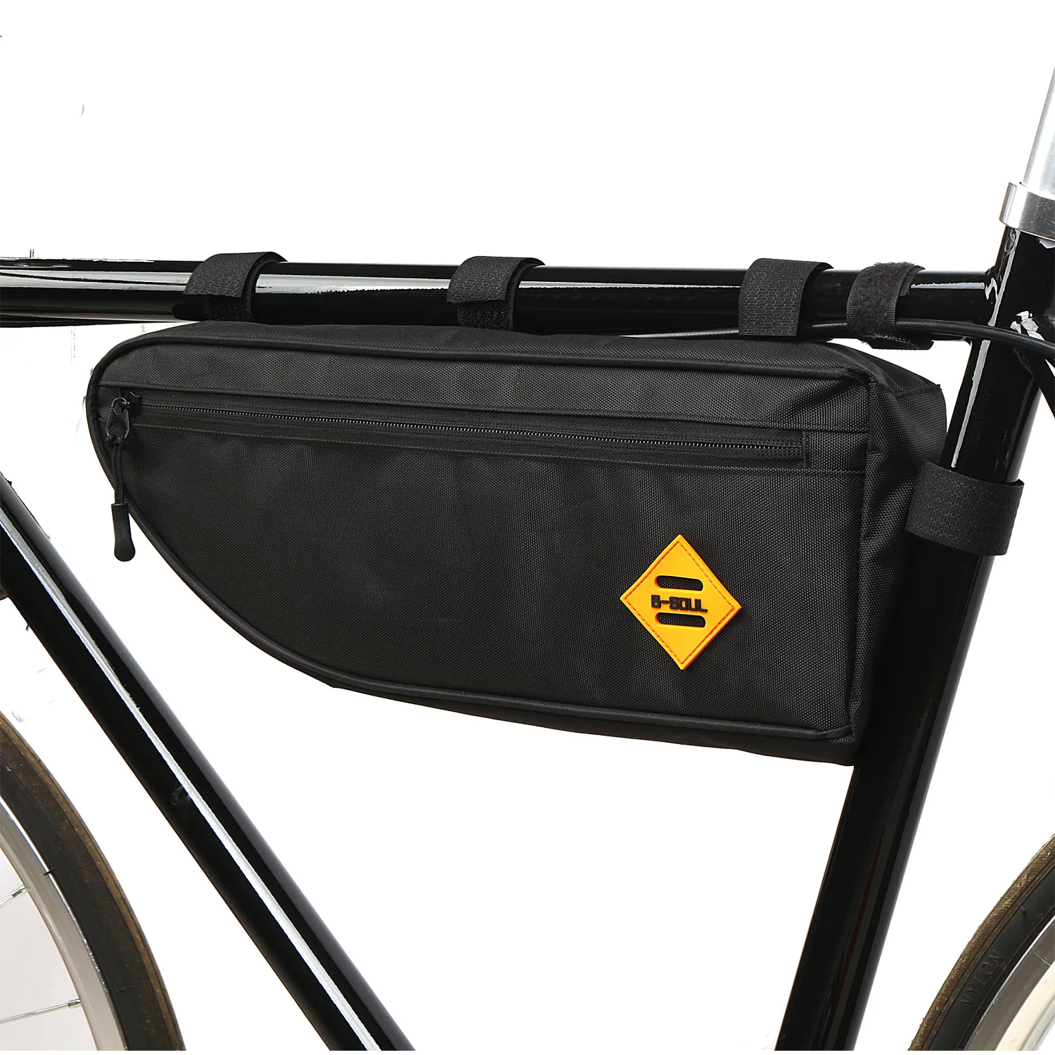 Fahrrad Vorne Rohr Tasche Wasserdichte Rahmen Dreieck Radfahren Pannier Verpackung Beutel Nylon MTB Straße Telefon Werkzeug Tasche Fahrrad Für Super73 – Detail 10