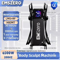 EMSZERO-Machine Amincissante pour Salon de miles, Sculptant le Corps, Éthicateur de Muscles Pelviens, 6500W, 2025