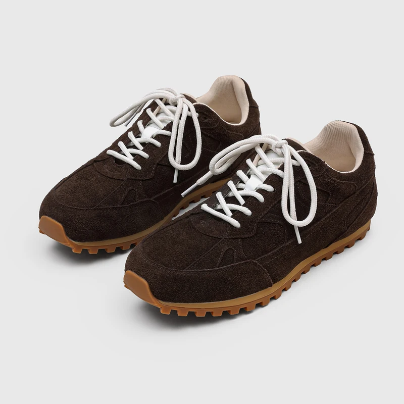 High Quality Spring Autumn Men Frosted Forrest Gump Shoe Anti-collision Anti Slip Splicing Breathable Outdoor Hiking Casual Shoe