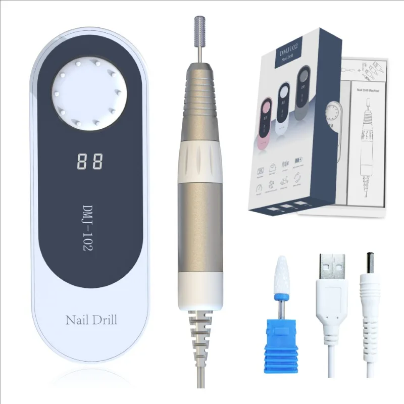 

Шлифовальный станок для лака для ногтей, шлифовальный станок для лака с матовым ЖК-экраном, бесшумный шлифовальный станок, 3,5 Вт, роторный станок для удаления ногтей