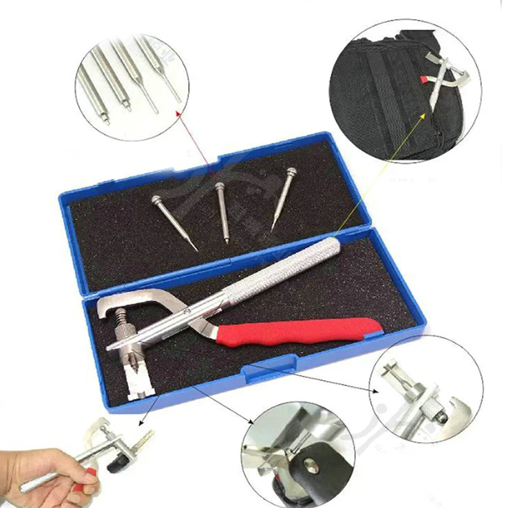 For HUK GOSO Folding key Split Pin Clamp Auto Remote Car Key Disassembly Pliers Tool Flip Key Remover Car Key Fixing Tool