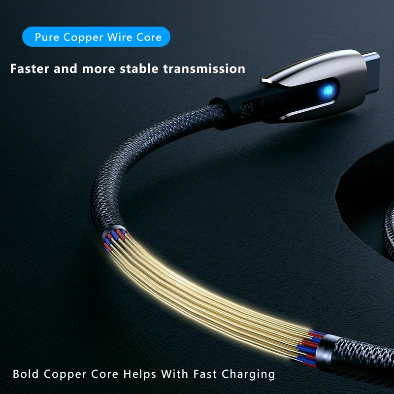 2A مايكرو USB 10 واط شحن سريع كابل بيانات مناسبة لهواوي الشرف Xiaomi نوكيا سامسونج ممن لهم كابل شحن المحمول سلك مضفر