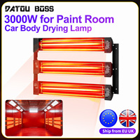 DATOUBOSS 3000W Infrared Paint Curing Lamp for Auto Body Repair Fast Heating Carbon Fiber Tube Car Paint Dryer