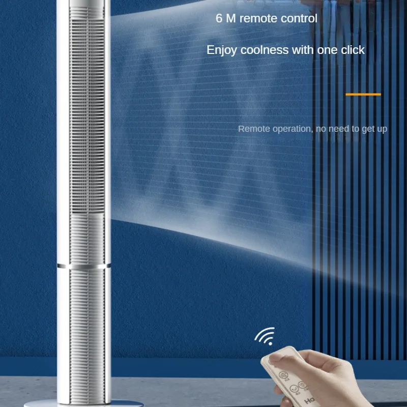 Ventilatore elettrico per uso domestico con suono a luce verticale telecomando che agita ventilatore senza lama ventilatore a torre per dormitorio