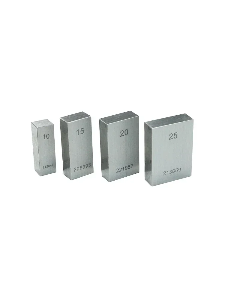 SHANHR 10mm, 15mm, 20mm, 25mm, 30mm Precyzyjne bloki pomiarowe, bloki odczynowe, stalowe kwadratowe bloki pomiarowe, suwmiarka, mikrometr — zdjęcie 2