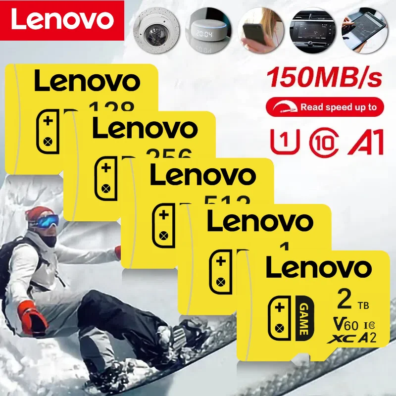 Карта-памяти-lenovo-2-ТБ-1-ТБ-512-ГБ-sd-карта-128-ГБ-карта-micro-sd-sdhc-u1-запись-full-hd--dash-cam-nintendo-switch-phone-drone