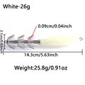 1pcs white 26g