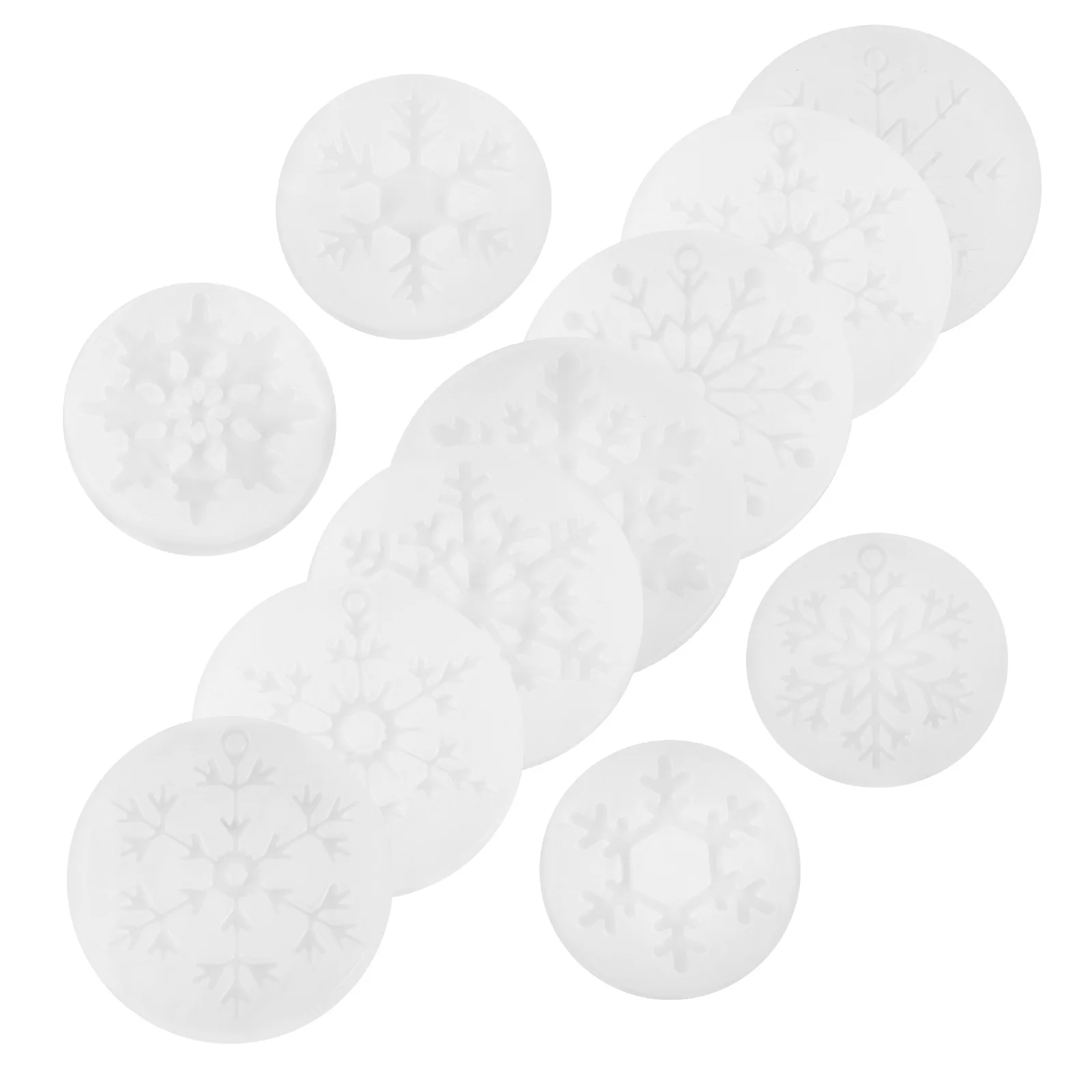 11 Pcs Christmas Snowflake Stencils Mold Epoxy Resin Molds Jewelry Kit DIY Making Accessories Necklace