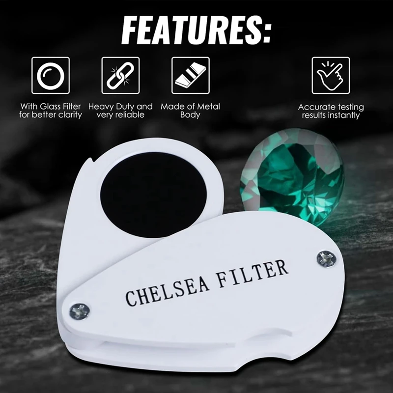 Filter For Gemstone Identification Quickly Distinguish Emeralds, Rubies, Sapphires