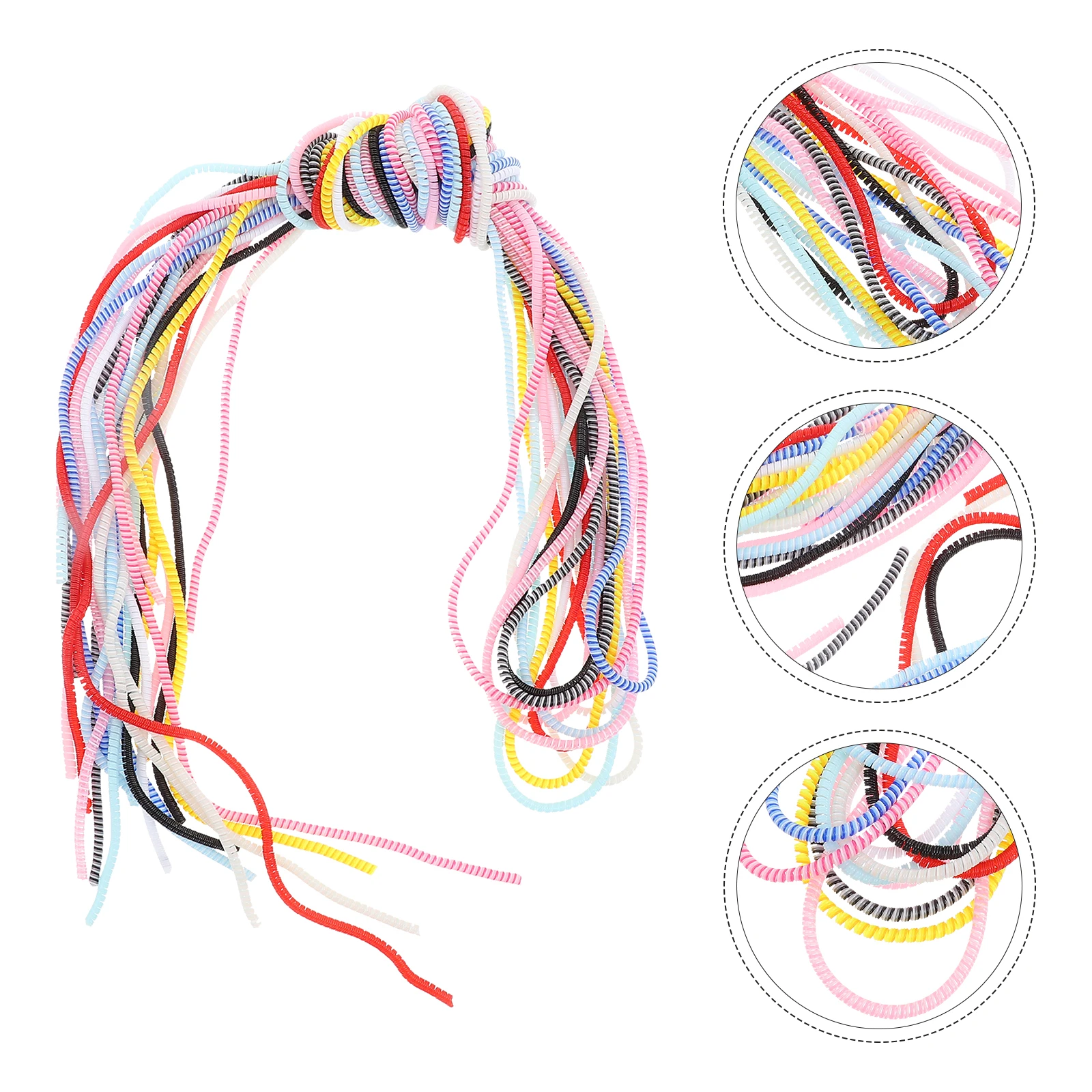 

12 Pcs Data Line Protection Rope Cable Management Sleeves Charging Protector Wire Cover Spiral