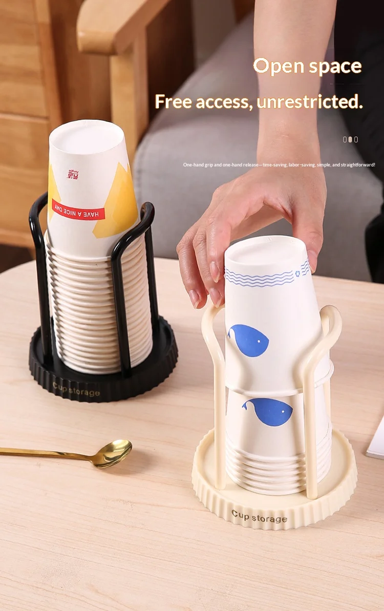 Japanischer Papierbecherhalter, Einweg-Becherhalter, Multifunktionaler Becher-Aufbewahrungsständer für Haushalt, Kaffee- und Teetassenhalter – Detail 4