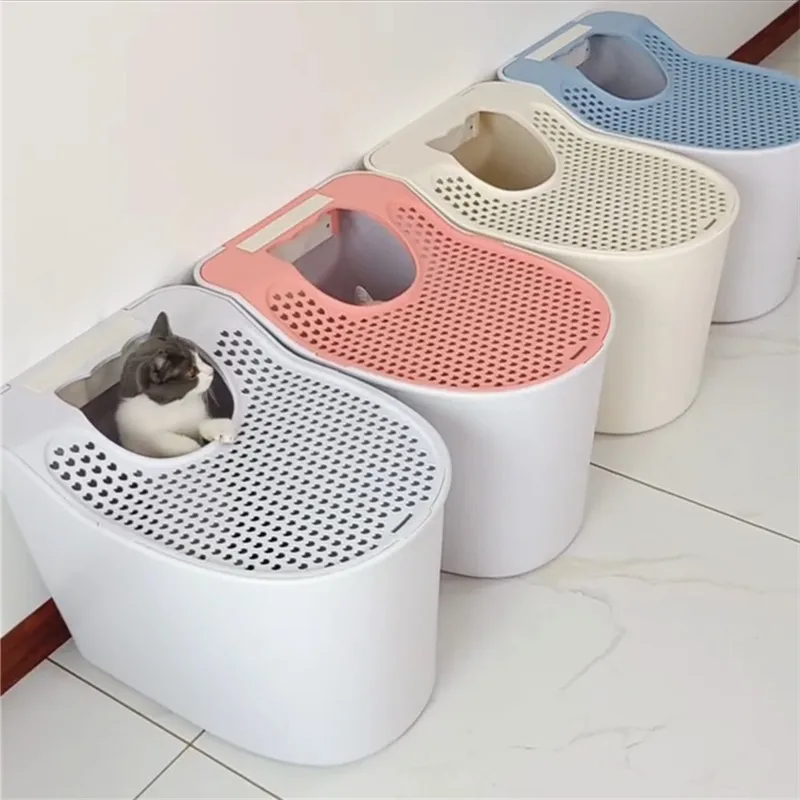 

Top entry anti-odor cat litter box anti-splash fully enclosed cat deodorant cat toilet cat toilet