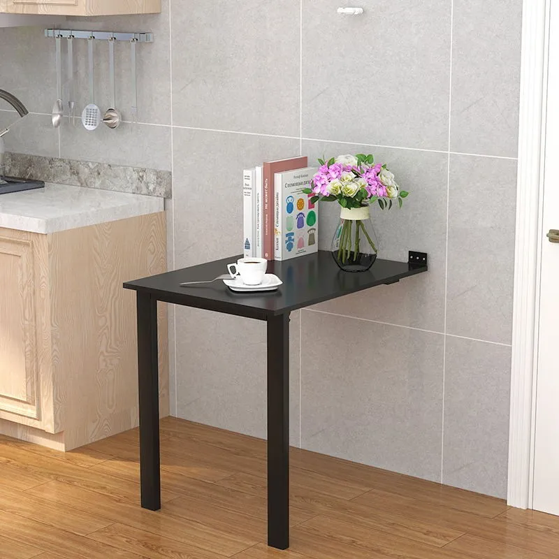 Household multi-functional mural folding table simple invisible wall hanging dining table small wall