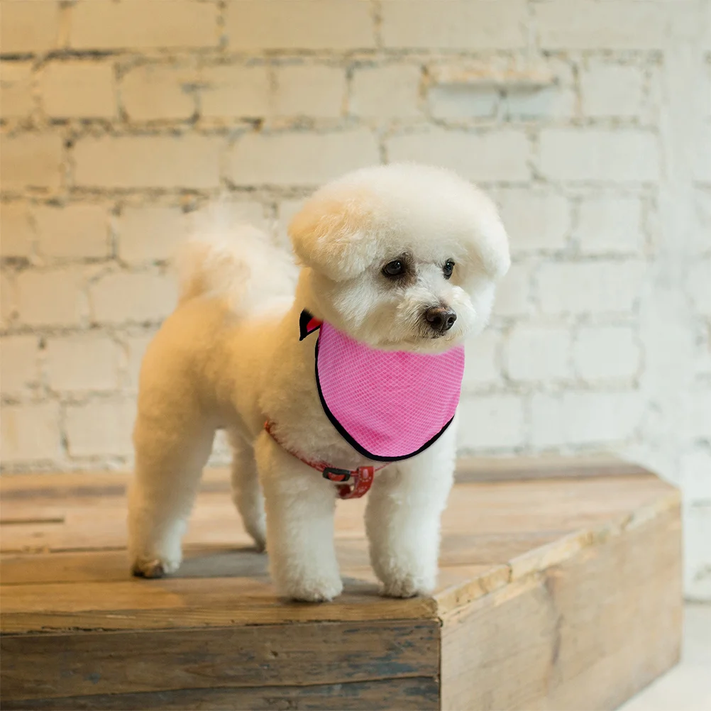 

2pcs Pet Cooling Scarf Summer Dog Cat Ice Towel Collar Outdoor Lightweight Reusable Chill Wrap For Dog Accessories